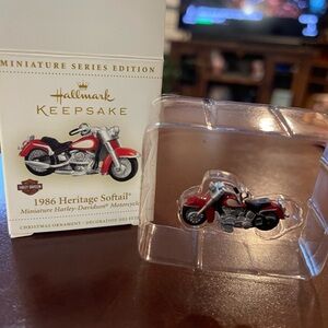Hallmark 1986 Heritage Softail Ornament NIB
